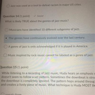 What is Likely True about the Genres of Jazz Music and Its Enigmaic Appeal